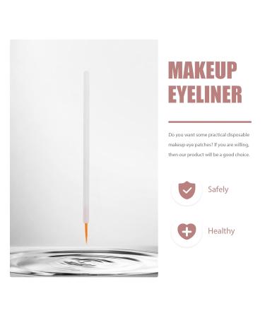 100pcs Disposable Eyeliner Brush - Safe Applicator Eye Makeup Tool | Premium Nylon Cosmetic Brush for Flawless Eye Looks - Buy Online on SooperMarket.com