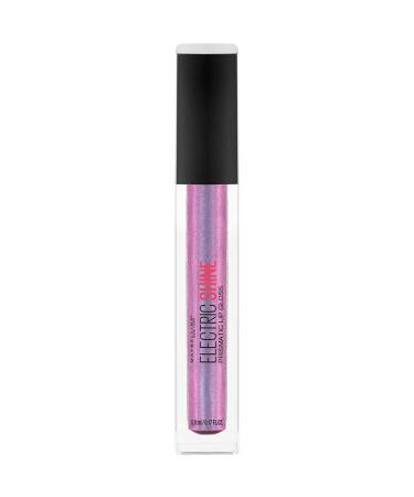 Maybelline New York Lip Studio Electric Shine Prismatic Lip Gloss Makeup Lunar Gem 0.17 fl. oz. Lunar Gem 0.17 Fl Oz (Pack of 1)