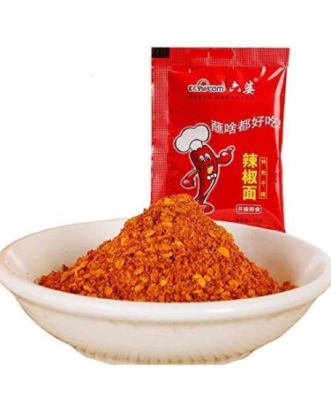 Sichuan Liupo Red Chili Powder - Hot Pot Dipping Sauce & BBQ Spice (10g-20bags) - Buy Online on SooperMarket.com