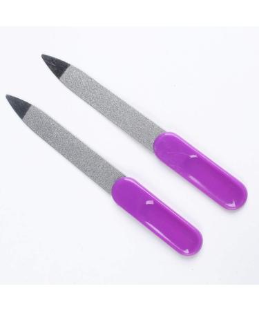 Cafurty 5pcs Metal Double Sided Nail File Set - Stainless Steel Manicure & Pedicure Tools - Buy Online on SooperMarket.com