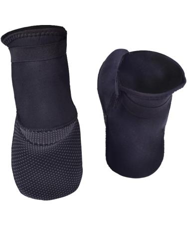 Nachvorn Premium 3mm Neoprene Water Fin Socks with Velcro Strap - Black, S (US Men 6-7 / Women 7.5-8.5) - Ideal for Beach, Swim, Surf, Yoga, Exercise & Sand Activities - Buy Online on SooperMarket.com