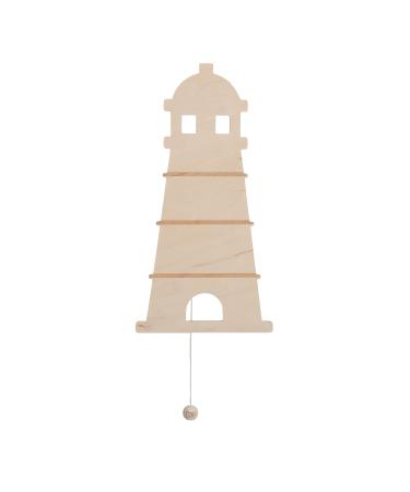 Bo Baby's ONLY - Baby wall lamp - lighthouse - wall lamp for baby room - night lamp with battery for children's room - FSC quality mark wood lamp - 25000 fuel hours - wall lamp
