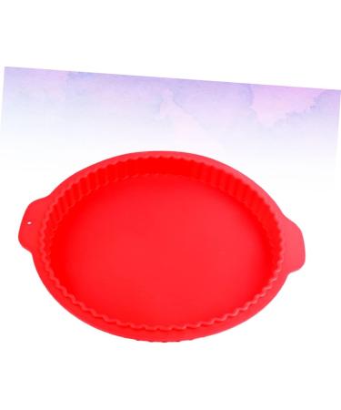 MAGICLULU 1pc Silicone Baking Bread Baking Pan Round Cookie Cookie Cutters Silicone Molds Cake Shop Muffin Top Pans Silicone Mold for Cake Round Cake Pans Chocolate Birthday Cake 31 X28.5CM Red - Buy Online on SooperMarket.com