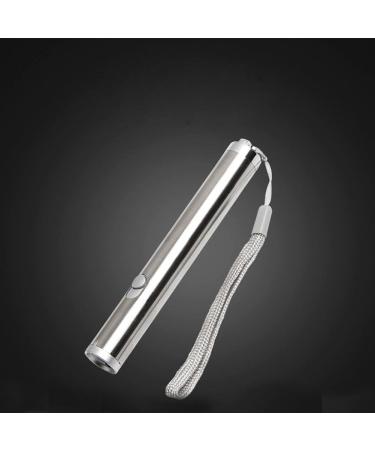 XUEQI 2-in-1 Pet Cat Kitten Toy Red Light Flashlight Pen Pointer Toy LED Light Silver - Buy Online on SooperMarket.com