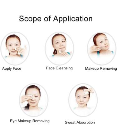 1000Pcs Disposable Cotton Pads for Makeup Removal & Nail Polish Wipes | Soft Absorbent Cotton Wipes for Face & Sun Repair Ideal for Easy Cleaning - Buy Online on SooperMarket.com
