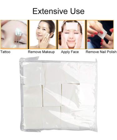 Buy 1600 Absorbent Disposable Cotton Pads - Ideal for Makeup Removal & Nail Polish Cleaning | Thin Soft & Durable - Buy Online on SooperMarket.com