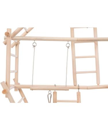 Trixie 5659 Wooden Ladder Playground - 44x44x16 cm - Brown - Buy Online on SooperMarket.com