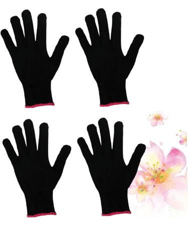 PRETYZOOM 2 Sets 4pcs Grill Gloves Silicone Bumps Proof Glove Hairdressing Tool As Shownx3pcs 21.5X12.2 cmx3pcs - Buy Online on SooperMarket.com