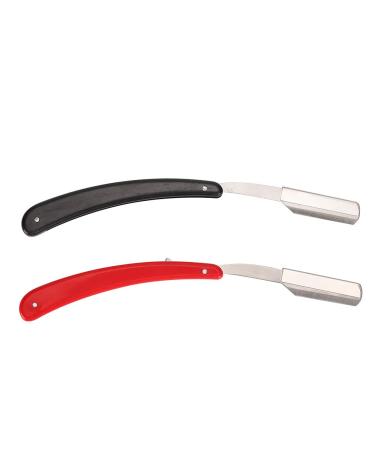 Professional Foldable Beard Razor Set - 2pcs Manual Shaving Tool for Precision Grooming - Buy Online on SooperMarket.com