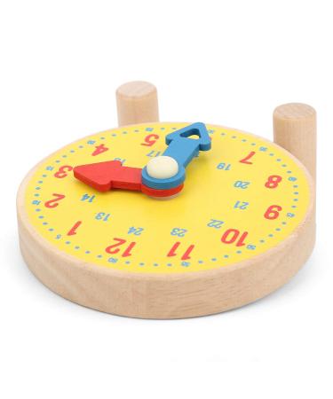 Wooden Clock Toy for Kids | Toddler Learning Time Model | Educational Toy for Children 3+ - Buy Online on SooperMarket.com