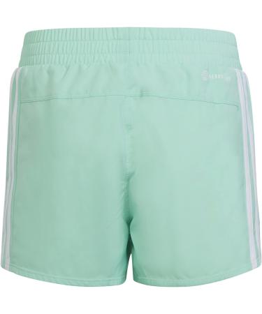 Buy adidas Girls 3-Stripes Shorts (1/4) - Versen/White | International Shipping Available - Buy Online on SooperMarket.com