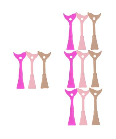 ABOOFAN 12 Pcs Eyeliner Eyeshadow Baffle Eyelash Guard Tool Mascara Shield Applicator Lashes Shield Eyeliner Applicator Tool Eyeliner Brush Eyeliner Stamp Cosmetic Extend Miss