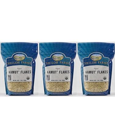 Shiloh Farms Organic Kamut Flakes 16 Oz. (Pack of 3)