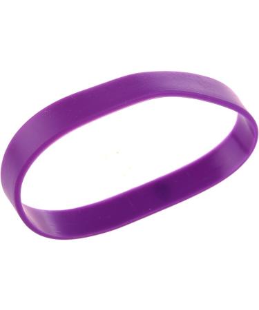 Bakemoro Fashion Purple Silicone Rubber Band Bracelet - Stylish Elastic Bangle for All Occasions - Buy Online on SooperMarket.com