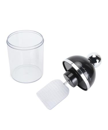 Face Wash Foam Maker Bottle Rechargeable Waterproof Electric Facial Cleanser Foam Cup Portable Plastic for Body Wash for Home (Black)