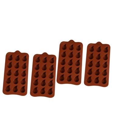 IMIKEYA Polymer Clay Cutters 4 Pcs Chocolate Ball Ice Cubes 3D Wax Melt Moulds