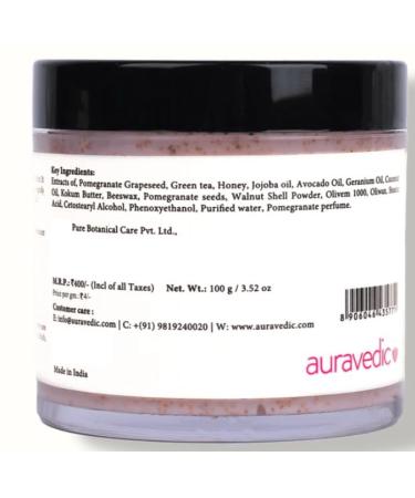 Anti Aging Face Scrub | Reduce Fine Lines & Wrinkles | Exfoliate with Pomegranate & Honey | Hydrating Formula | 3.53 Oz | International Shipping - Buy Online on SooperMarket.com