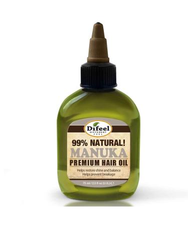 Difeel Premium Natural Hair Oil - Manuka Oil 2.5 ounce Manuka Manuka