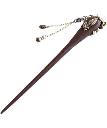 Frcolor Wooden Hair Pin Chinese Hair Sticks with Tassel Retro for Women Hair Styling Colorful - Buy Online on SooperMarket.com