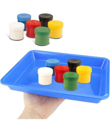 Weoxpr 5 Pack Multicolor Plastic Art Trays - Crafts Organizer for DIY Projects, Painting, Beads - School & Home Art Supplies - Buy Online on SooperMarket.com