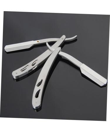 Cabilock 6 PCS Vintage Stainless Steel Razor Holder Set - Classic Shaver & Hairy Knife Stand for Men - Buy Online on SooperMarket.com