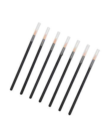 PLAFOPE 50pcs Disposable Eyeliner Brush Eye Liner Pens Eyebrow Liner Brushes Small Eyeliner Brush Black