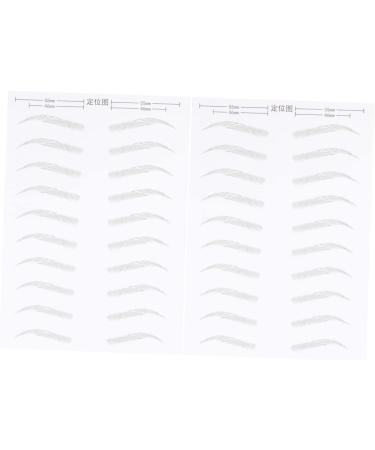 MAGICLULU 6 Sheets Pairs Artificial Eyebrow Patch Eyebrow Sticker Eyebrow Transfer 3d Makeup Tools Disposable - Buy Online on SooperMarket.com