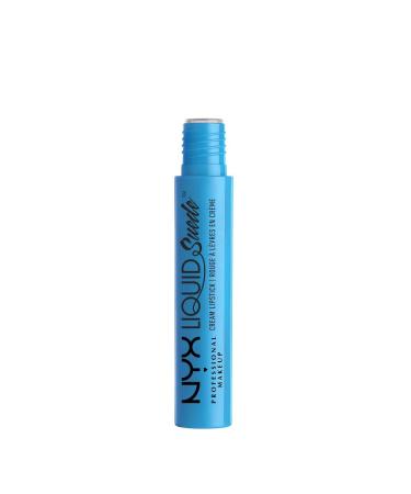NYX Liquid Suede Cream Lipstick in Little Denim Dress - Bright Sky Blue - Buy Online on SooperMarket.com