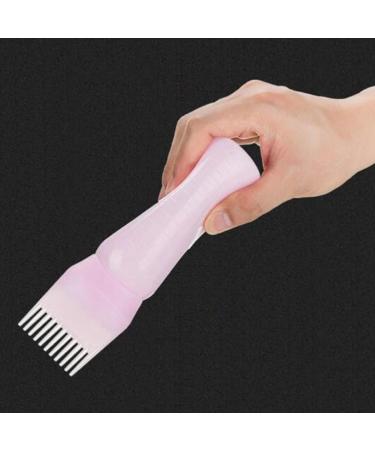Hair Dye Bottle 160ML Shampoo Bottle Hair Comb Applicator Bottle Brush Bottle for Hair Dyeing Tool Style 3 Hair Oil Applicator Pink - Buy Online on SooperMarket.com