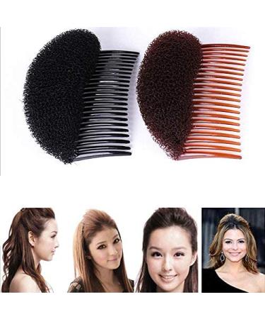2PCS Sponge Hair Base Inserts - Brown Bun Maker & Braid Tool for DIY Hair Styling - Buy Online on SooperMarket.com