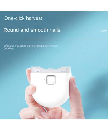 HLELU USB Electric Nail Clipper Cutter with LED Light 2-Speed Automatic Nail Grinder Trimmer for Baby Adult Mini Manicure Tool - Buy Online on SooperMarket.com