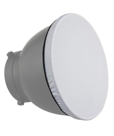 Haoge 7" 180mm Soft White Diffuser Sock for Studio Strobe Reflector
