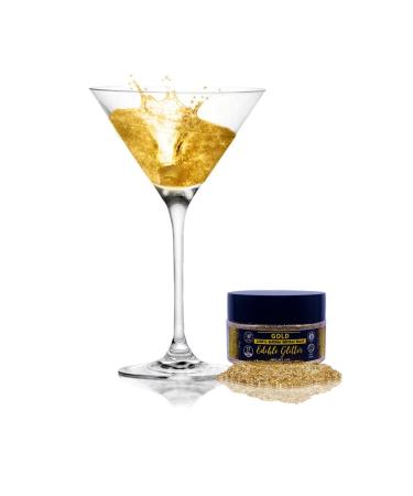 BULK-10G Edible Glitter and Gold Dust for Drinks and Cake Decorating - Vegan, Dairy-Free, 100% Food Safe - Buy Online on SooperMarket.com