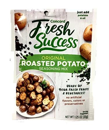 Concord Foods Roasted Potato Seasoning Mix (Pack of 4) 1.25 oz Packets 1.25 Ounce (Pack of 4)