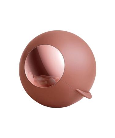 PAPABA Hair Cleaning Ball Reusable Pet Hair Sticky Roller Dust Remover Dust Removal Nice Appearance Brick Red