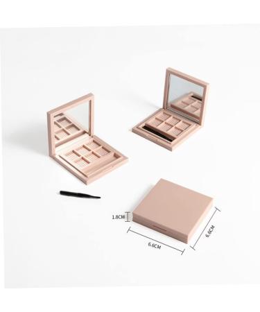 HAPINARY 2pcs Empty Eyeshadow Dish Cosmetics Palette Pans Travel Containers for Toiletries Highlighters 1 count (Pack of 1) Pink - Buy Online on SooperMarket.com