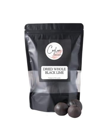 Premium clay Oven-Dried Black Limes - 100g Single ingredient whole black Lime | Authentic Middle Eastern Flavor - Ideal for Cooking and Seasoning