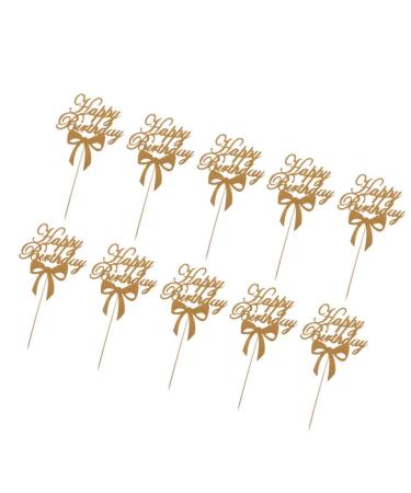 Luzhengyang 10 Cupcake Toppers Cupcake Toppers for Kids Birthday Party