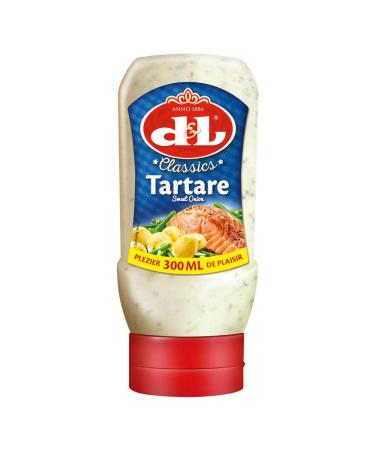 Hymor D&L Tartare Sauce Classics-1x 300ml-Belgian Belgian grill sauce based on mayonnaise creamy-spicy seasoning sauce from Devos & Lemmens to Burger & Fries meat and fish dishes
