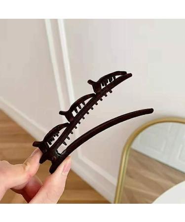 Kolarmo Retro Double-Layered Braided Hair Clips - 3 Pack Hollow Hair Bands for Women & Girls | International Shipping - Buy Online on SooperMarket.com