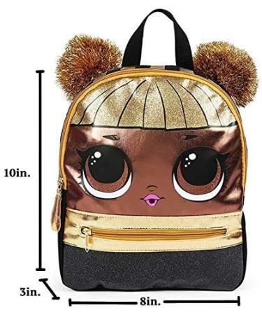 L.O.L. Surprise! Gold Mini Backpack - 10x8x3 Inches - Trendy Kids' Bag - Buy Online on SooperMarket.com