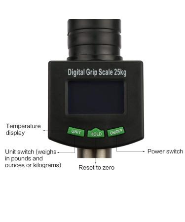 Yogayet Fish Lip Gripper Digital Scale 50lb/25kg Stainless Steel Water-Resistant Grip Tape Measure - Fishing Sale - Buy Online on SooperMarket.com