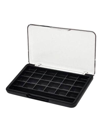 Sharplace 24 Grids Empty Eyeshadow Palette with Clear Lid - Ideal for Lipstick Blush & Powder - Black - International Shipping Available - Buy Online on SooperMarket.com