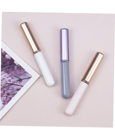 3pcs Lip Makeup Brush Set - Contour Concealer & Smudge Brushes for Women | Aluminum Tube | Perfect for Beauty Makeup Bag - Buy Online on SooperMarket.com