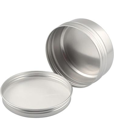 Buy 12-Pack 150ml Silver Aluminum Jars with Screw Caps - Empty Round Cosmetic Cans & Candle Boxes - International Shipping Available - Buy Online on SooperMarket.com