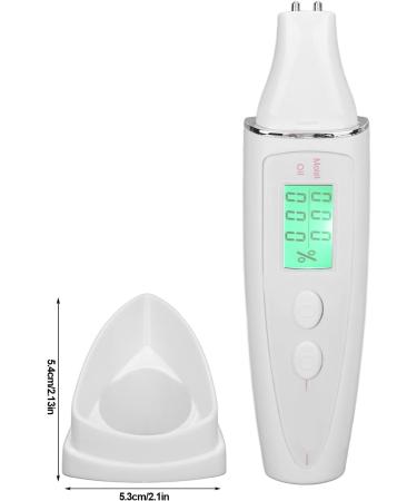 Facial Skin Tester Smart Skin Detector Pen Portable for Home Beauty Salon (White) - Buy Online on SooperMarket.com