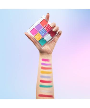 Ruby Kisses Eyeshadow Palette - Highly Pigmented 9 Shades Matte Shimmer Metallic Eye Makeup (Candy Pop) - Buy Online on SooperMarket.com