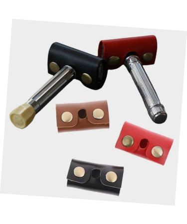 CABILOCK 10 Pack Men's Travel Accessories - Facial Razors with Leather Sheath & Razor Blades - Compact Shaving Set (8.5x4.5cm) - Perfect for Travel - Buy Online on SooperMarket.com