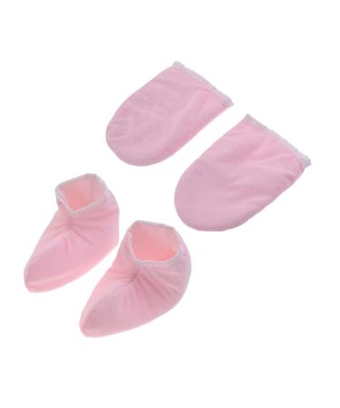 minkissy 2 Pairs Paraffin Wax Gloves Dry Hands Gloves Paraffin Wax Mittens Bath Mitt Heated Glives Mittens Kids Beauty Gloves Paraffin Wax Warmer Mittens Thermal Heated Mitt Product Care