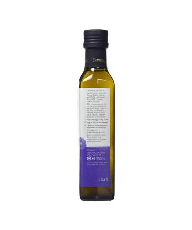 Clearspring Organic Flax Oil 250ml - Cold-Pressed Omega-3 Rich Supplement - Buy Online on SooperMarket.com